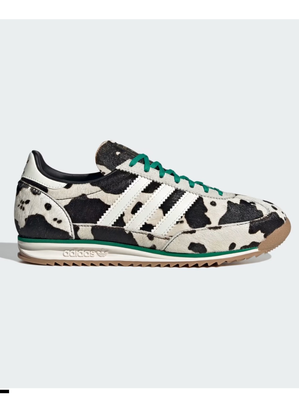 adidas Women's SL 72 OG Cow Print JR1639 Black White Shoes
Size 6